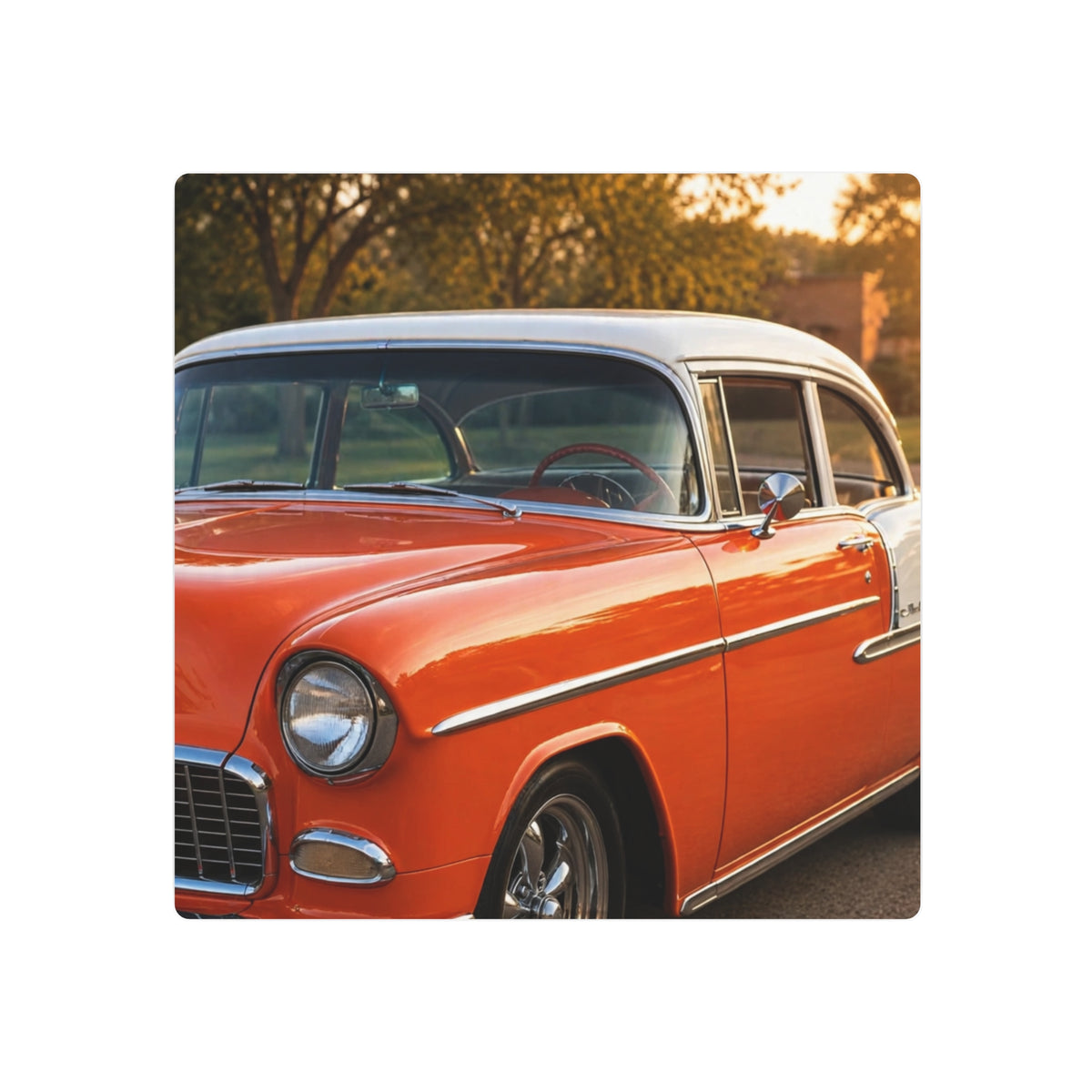 '55 Chevy Metal Sign