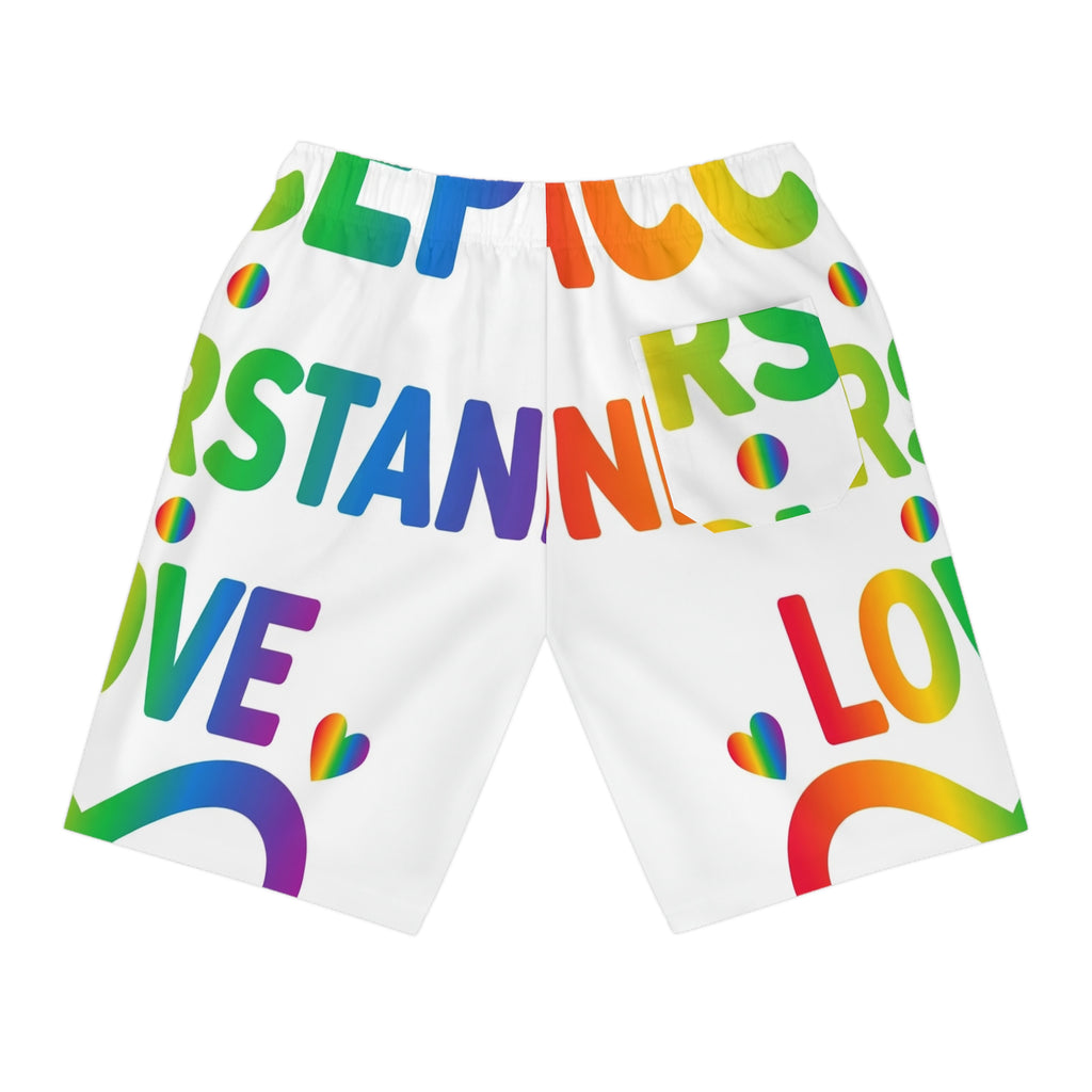 Accept Understand Love All-Over Shorts