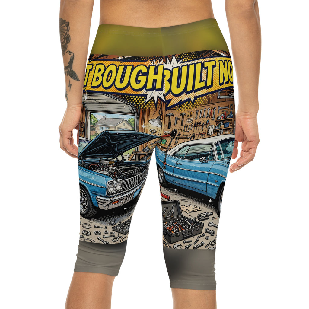 Built Not Bought Classic Car Capri Leggings