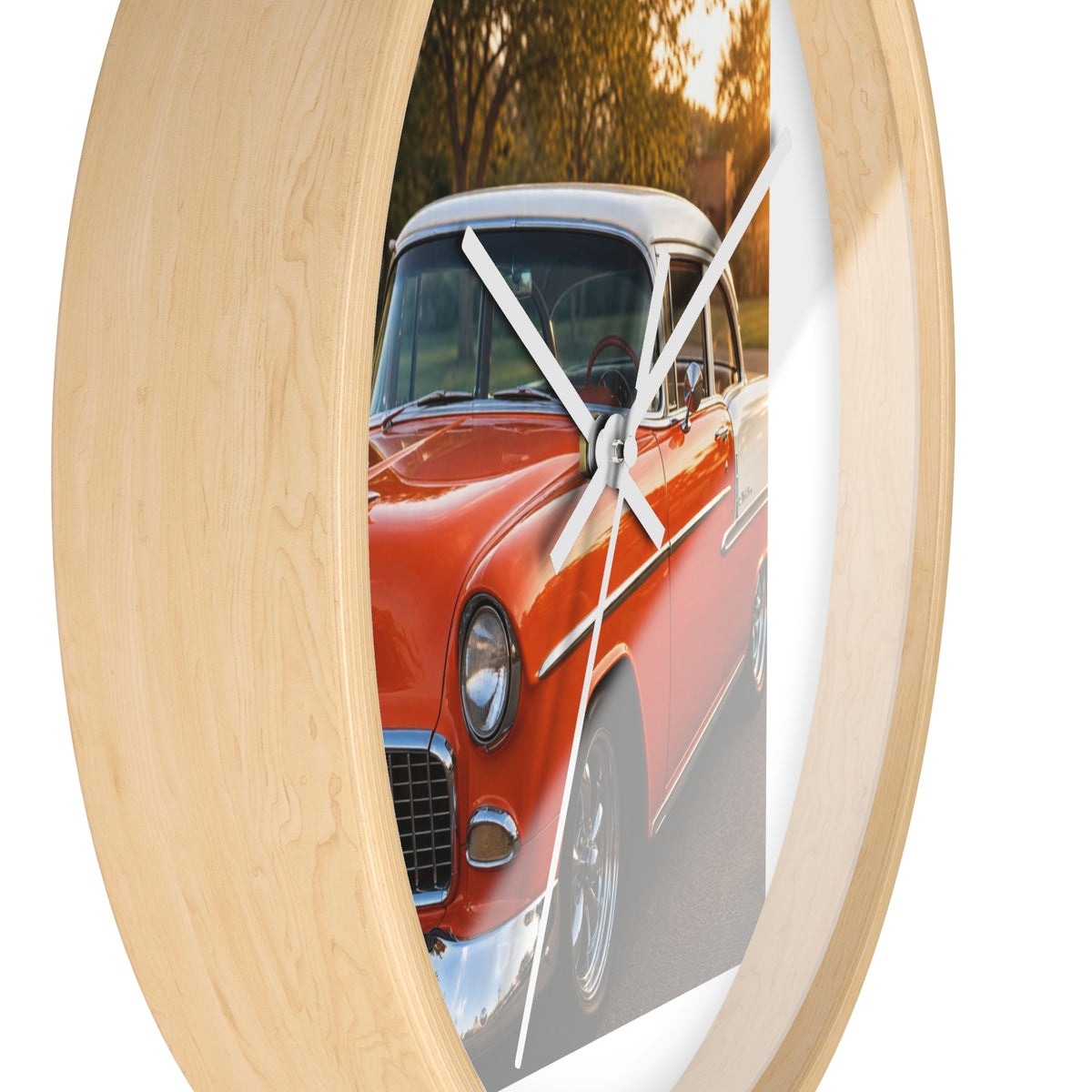 Vintage Red Classic Car Wall Clock | DeMichele Homewares