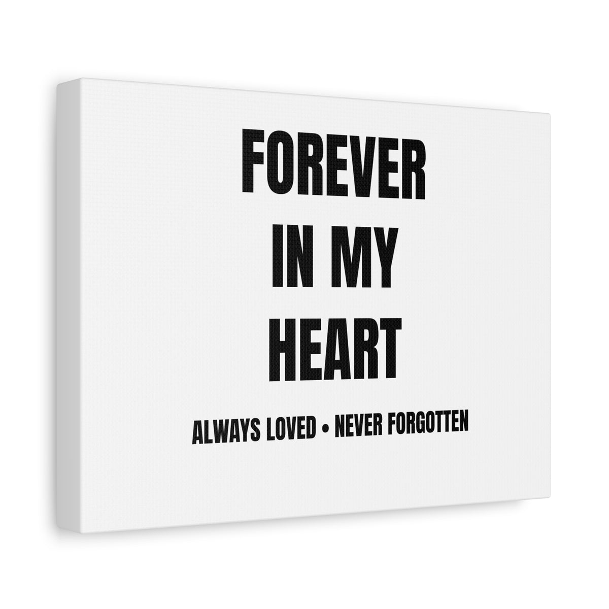 Forever In My Heart Pet Memorial Canvas