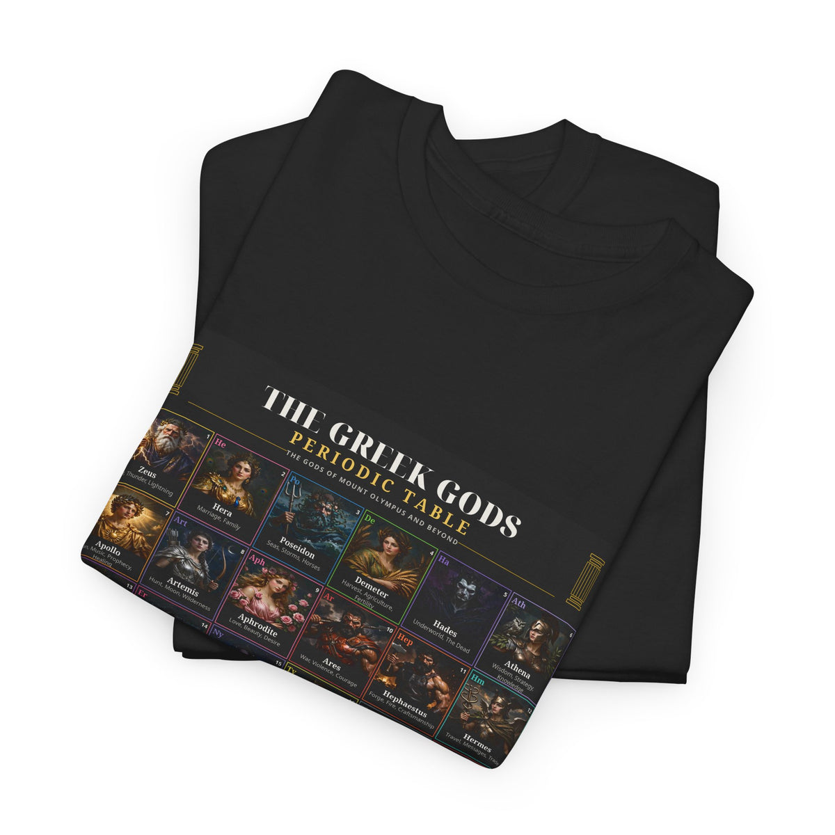 The Greek Gods Periodic Table Tee