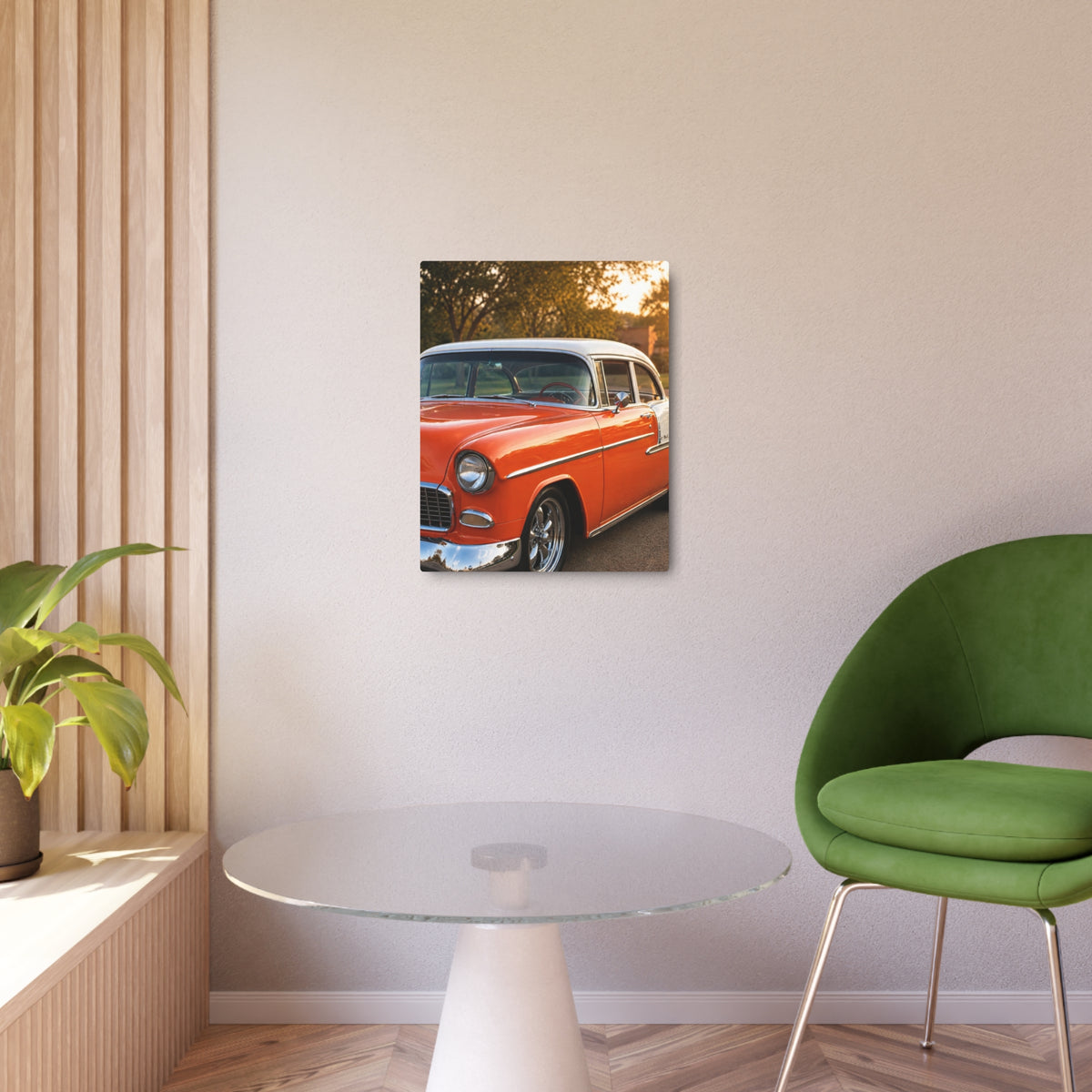 '55 Chevy Metal Sign