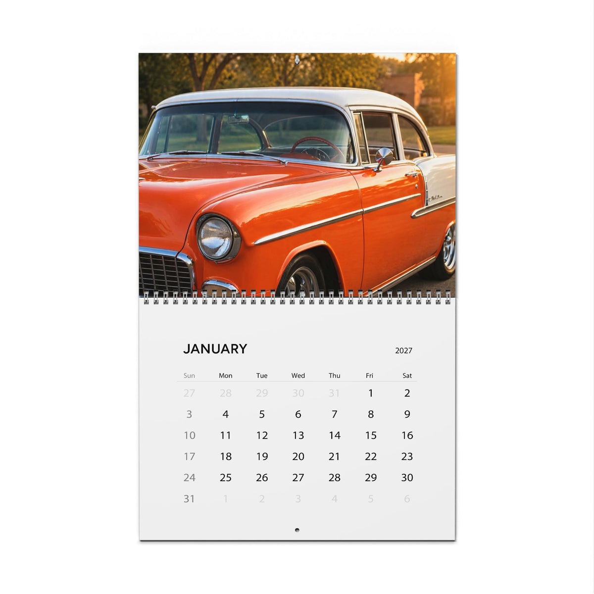 Muscle Cars 2027 Wall Calendar