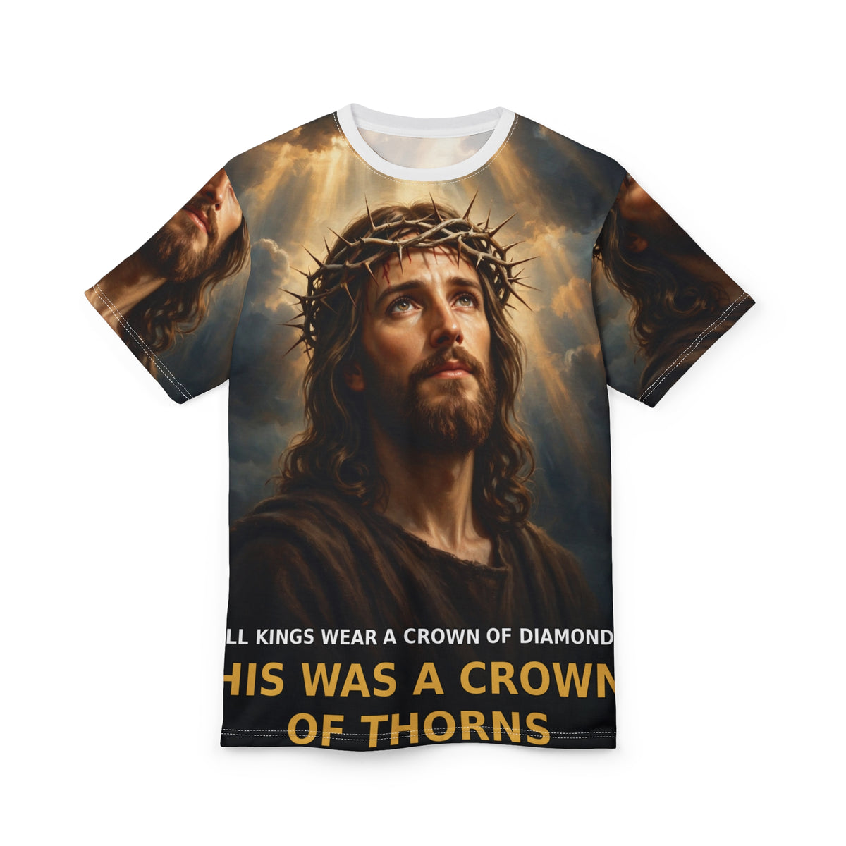 His Was a Crown of Thorns — All-Over Print Tee