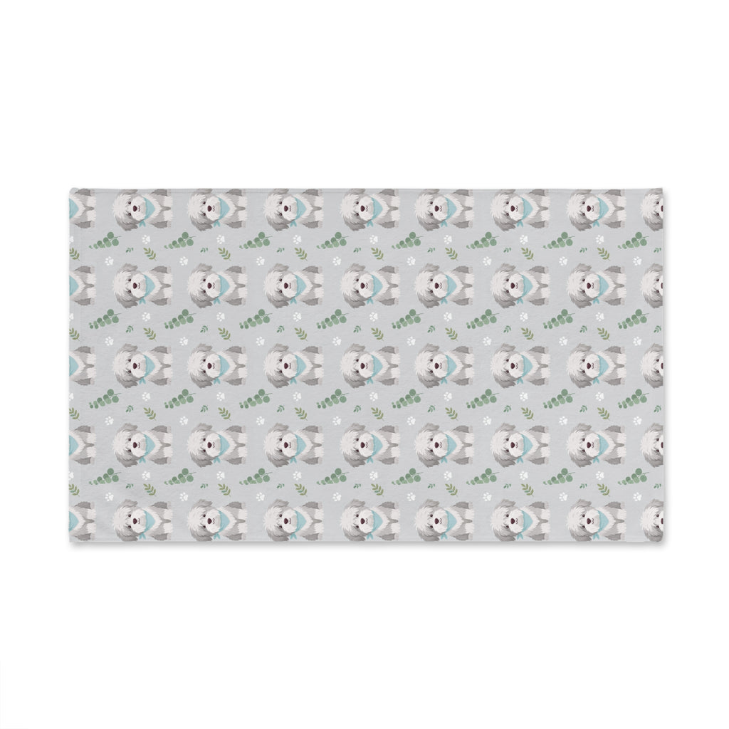 Shaggy Dog Pattern Hand Towel | DeMichele Homewares
