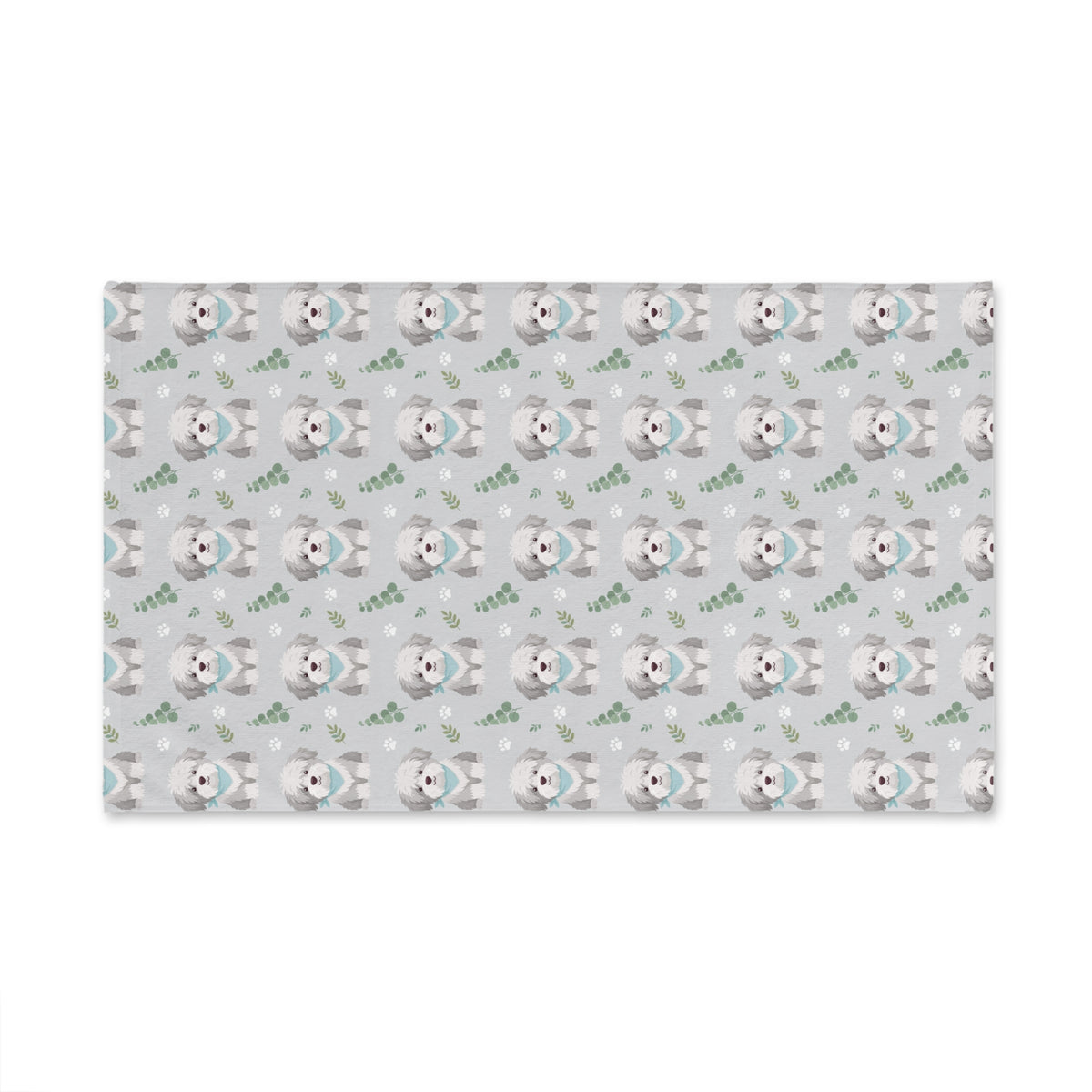 Shaggy Dog Pattern Hand Towel | DeMichele Homewares