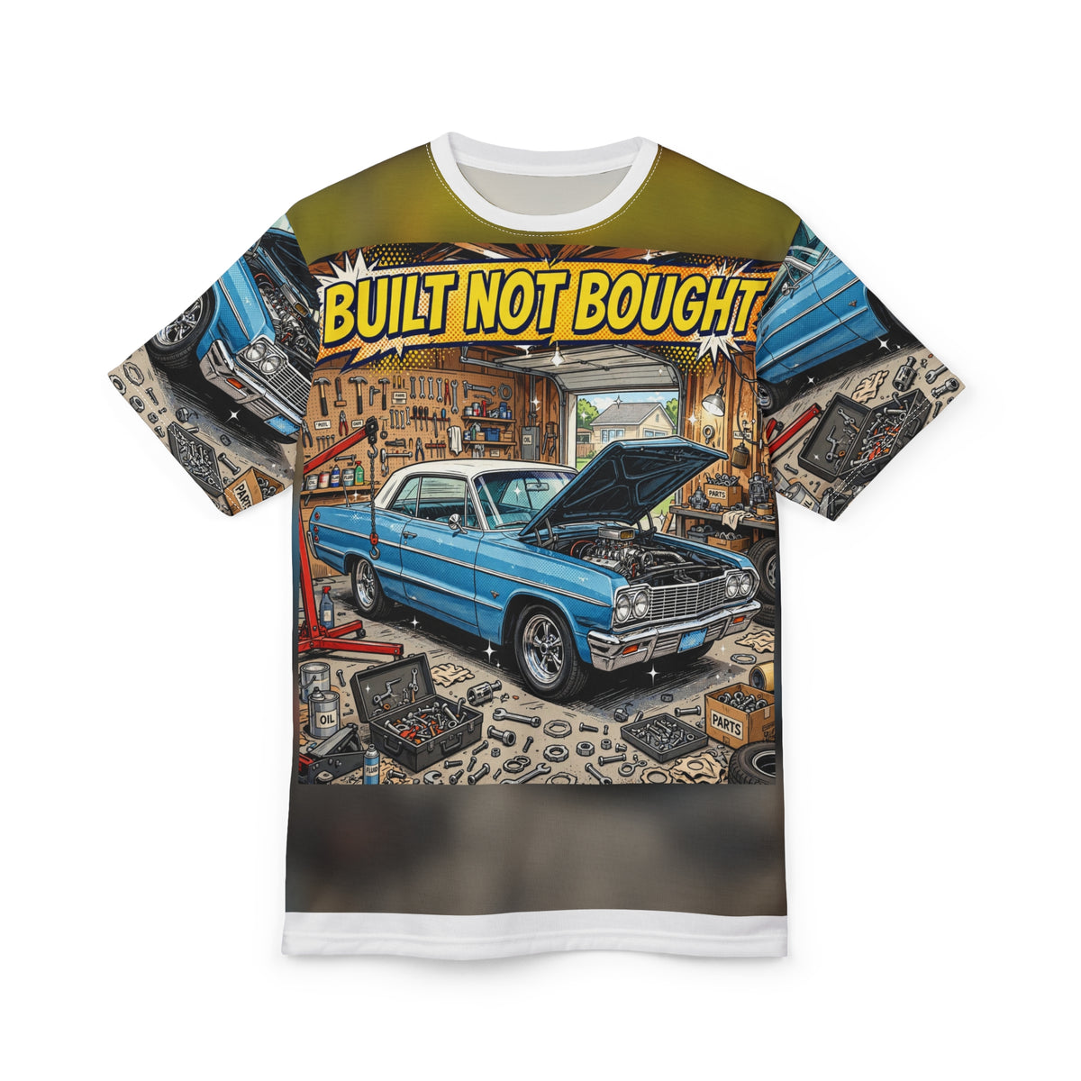Built Not Bought All-Over Tee