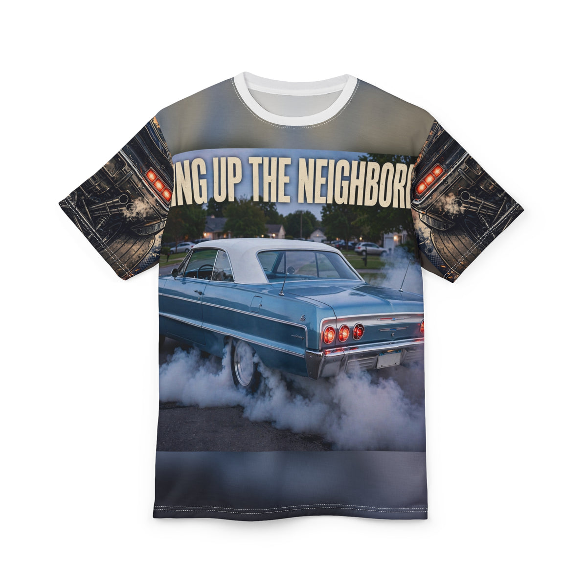 Exhaust Neighborhood All-Over Tee
