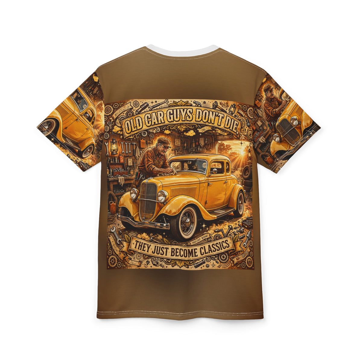 Old Car Guys All-Over Tee