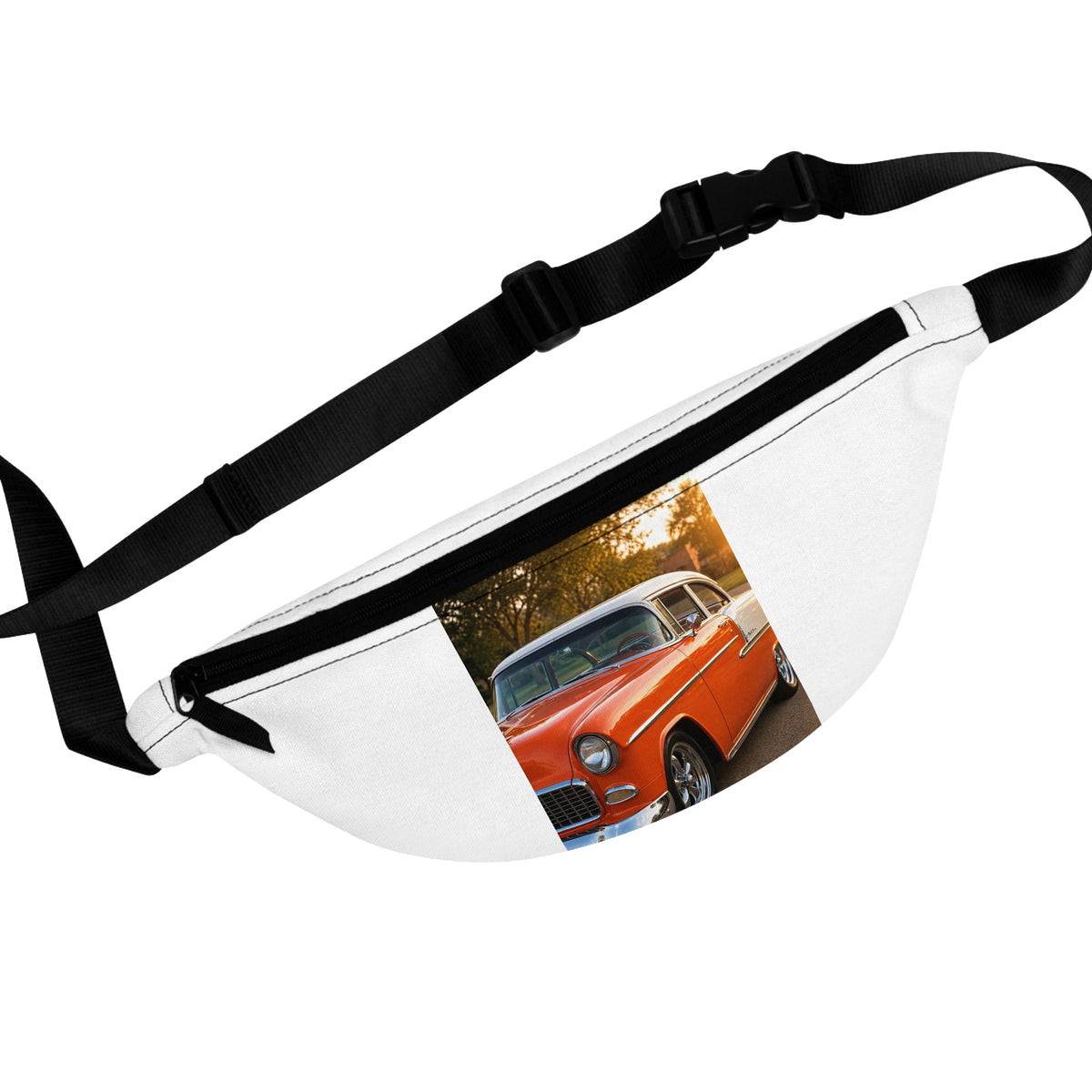Vintage Orange Car Fanny Pack