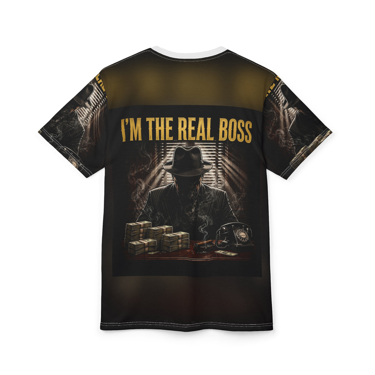 I'm The Real Boss All-Over Tee