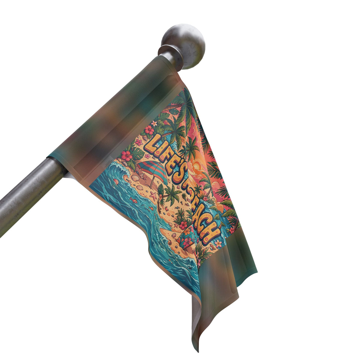 Life's a Beach Garden Flag | DeMichele Homewares