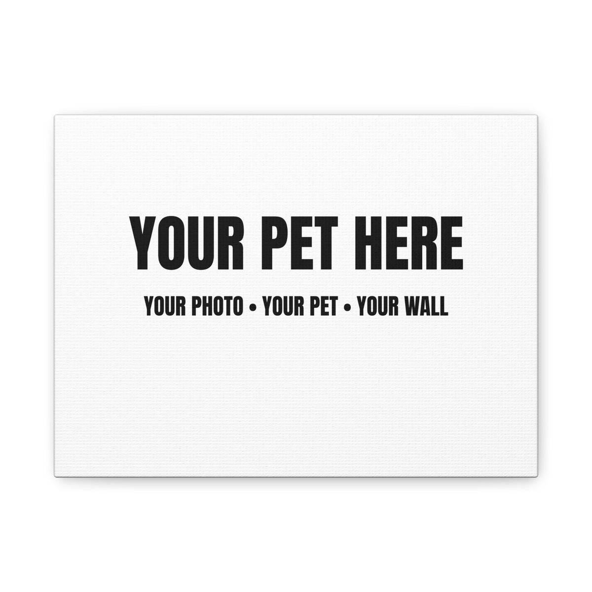 Your Pet Portrait Canvas — Personalized