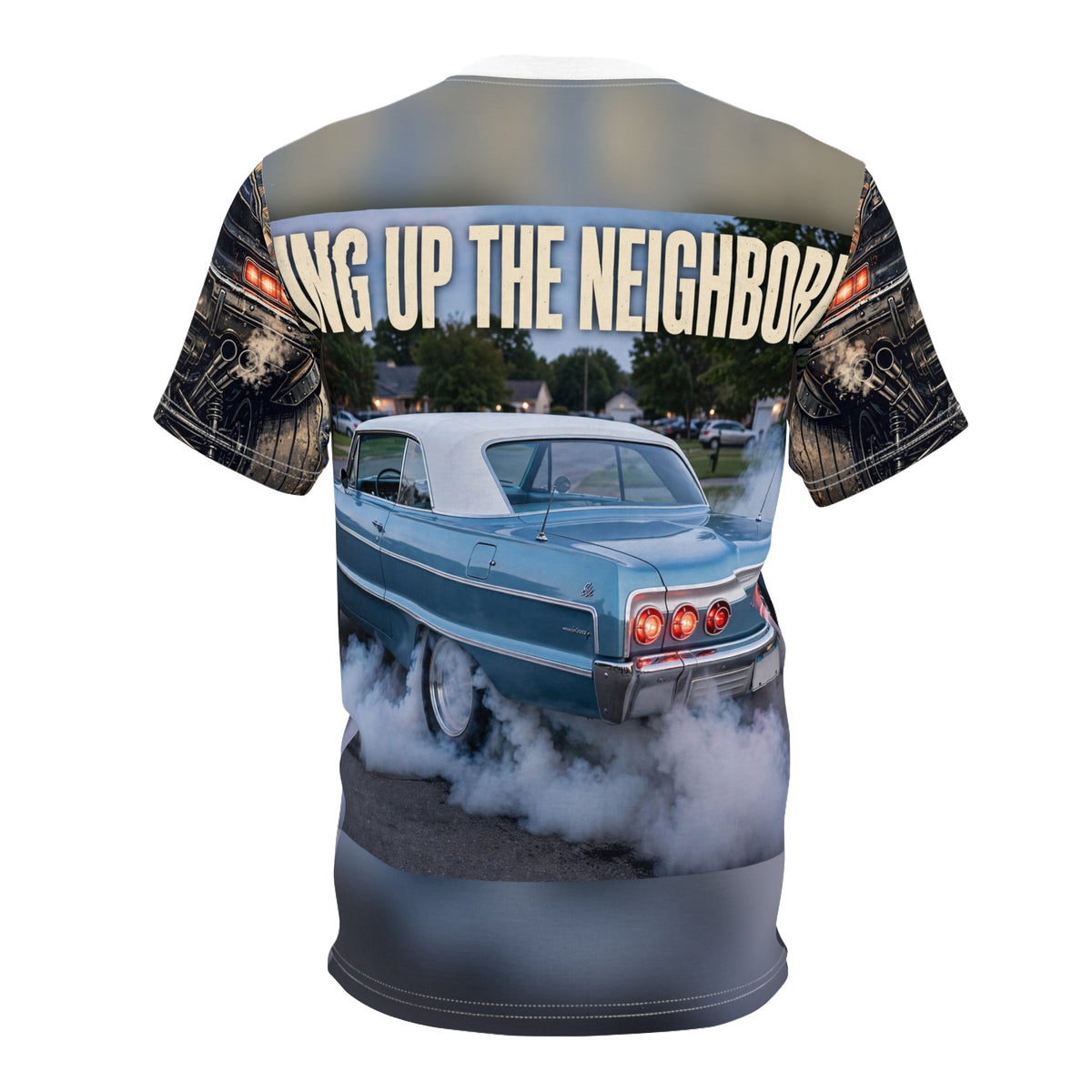 Exhaust Neighborhood All-Over Tee