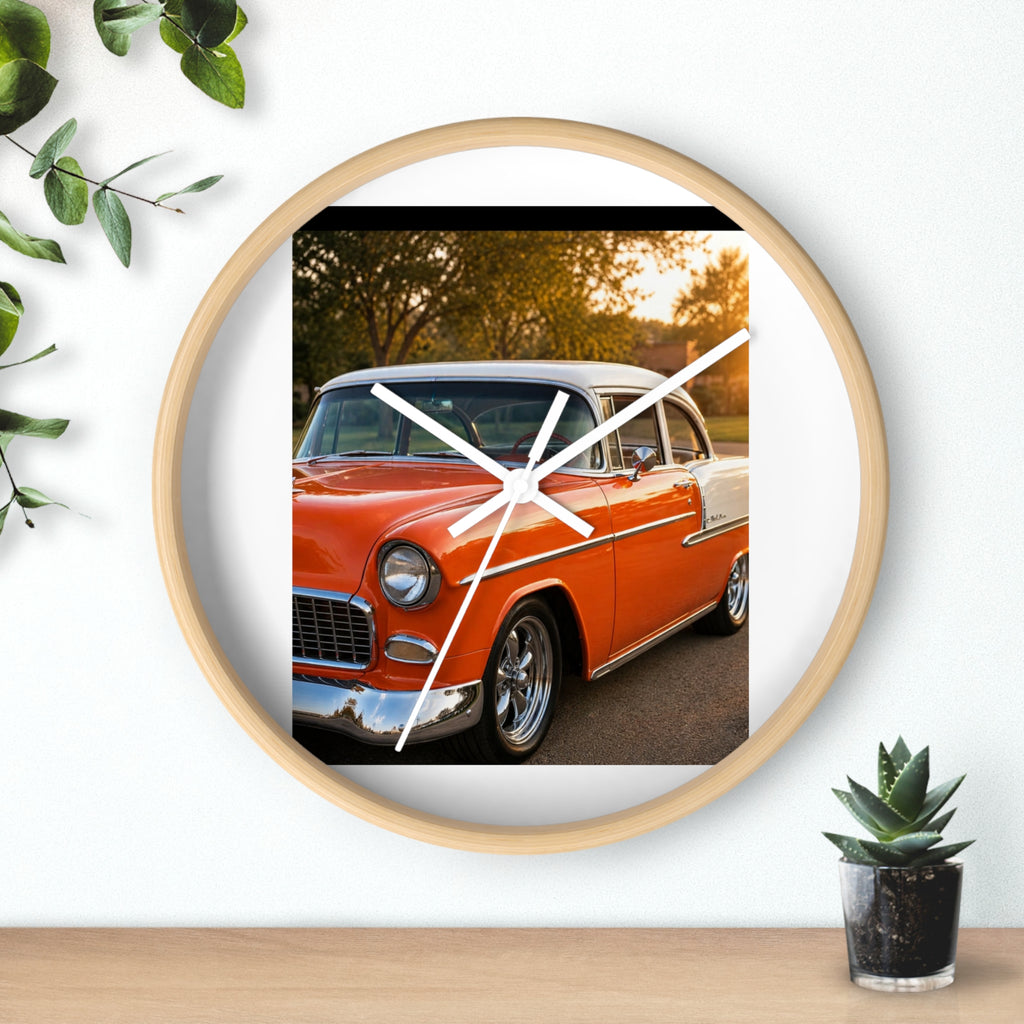Vintage Red Classic Car Wall Clock | DeMichele Homewares