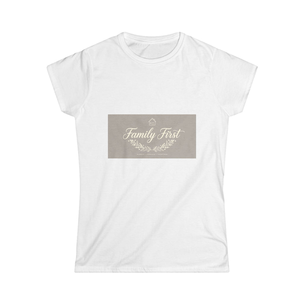 Family First Script Women's Tee