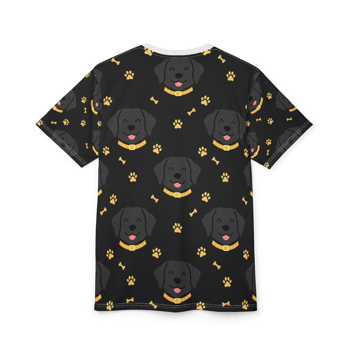 Black Lab Pattern All-Over Tee