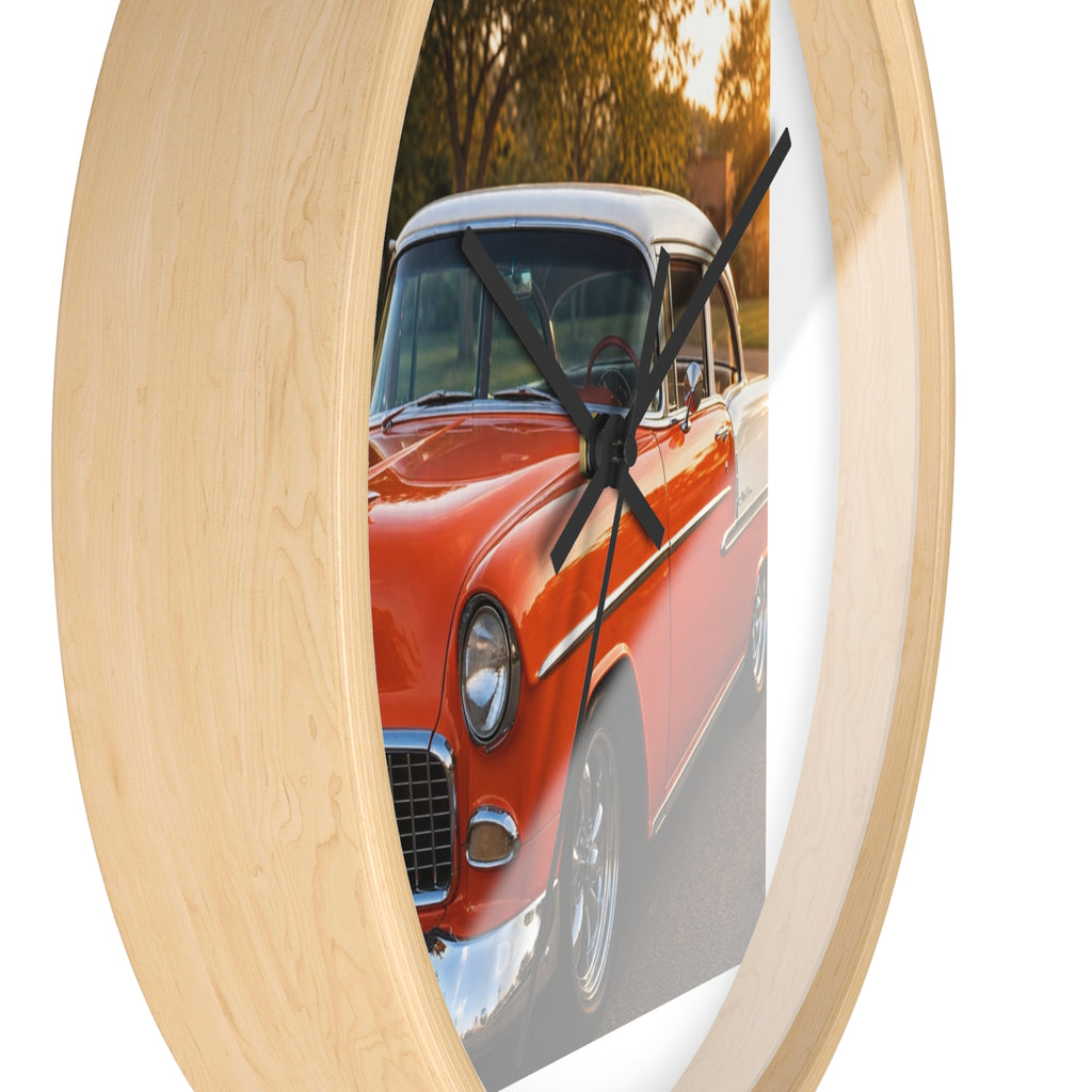 Vintage Red Classic Car Wall Clock | DeMichele Homewares