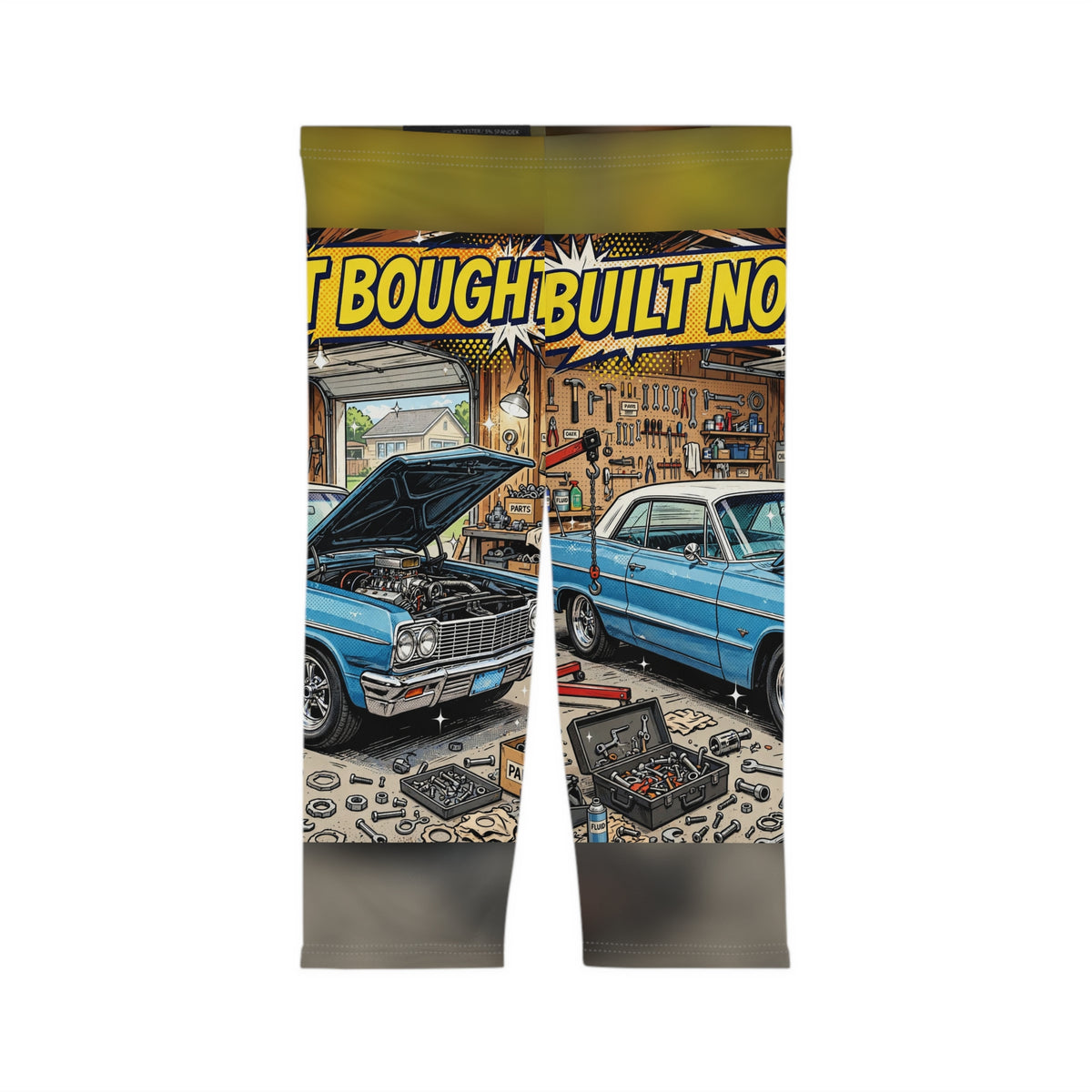 Built Not Bought Classic Car Capri Leggings