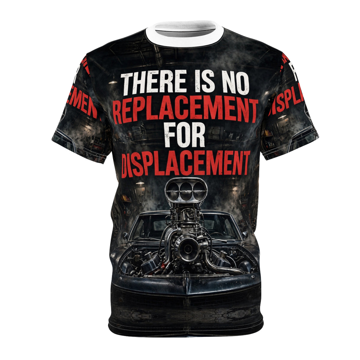 No Replacement For Displacement All-Over Tee