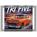 TRI FIVE Throw Pillow | DeMichele Homewares