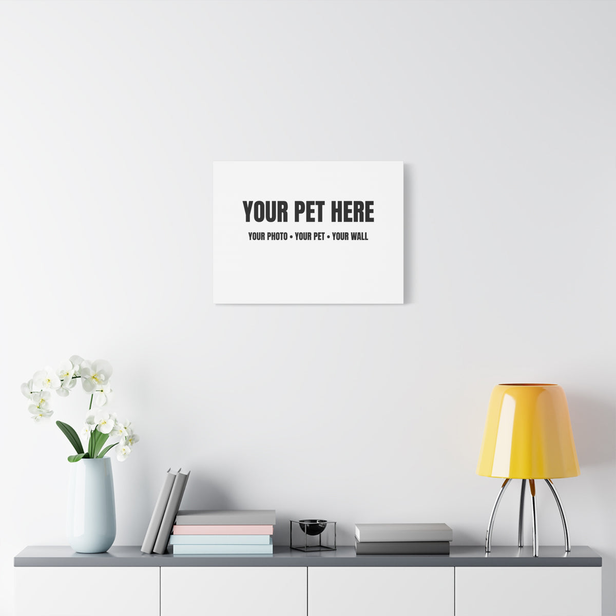 Your Pet Portrait Canvas — Personalized