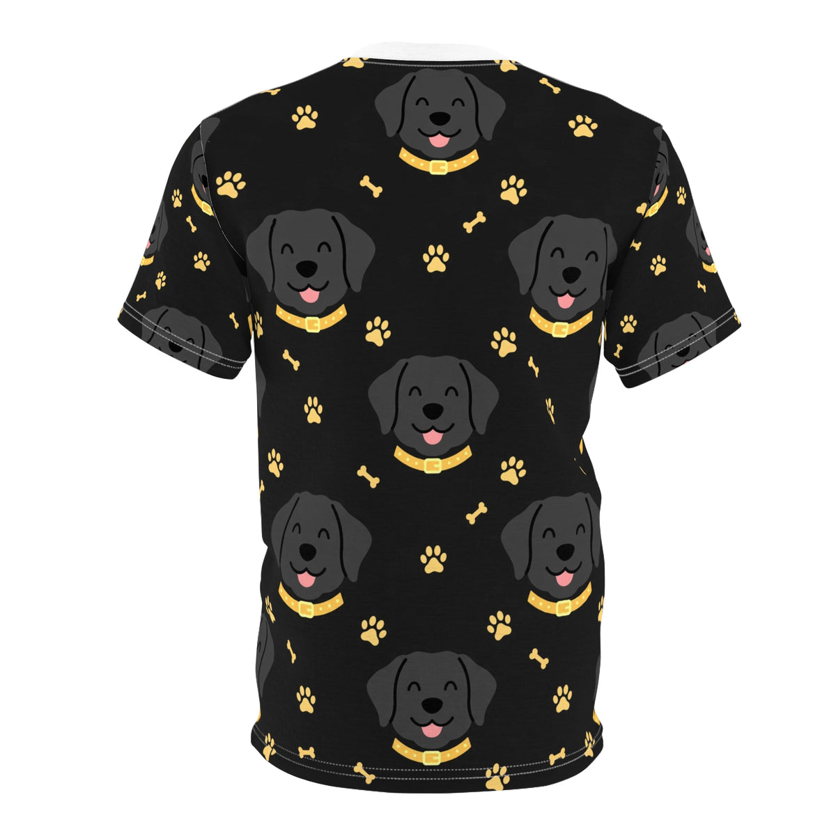 Black Lab Pattern All-Over Tee