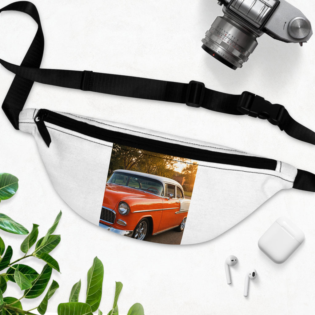 Vintage Orange Car Fanny Pack