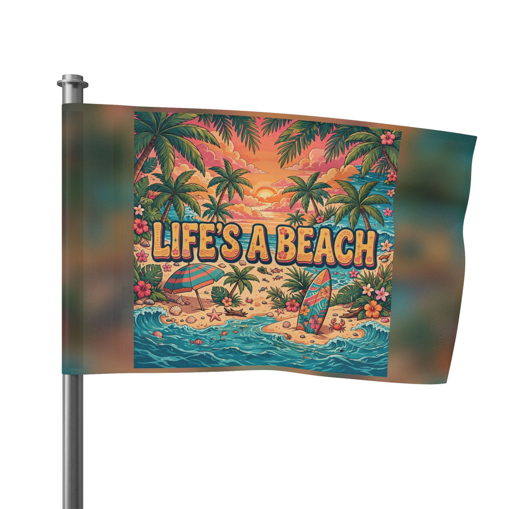 Life's a Beach Garden Flag | DeMichele Homewares