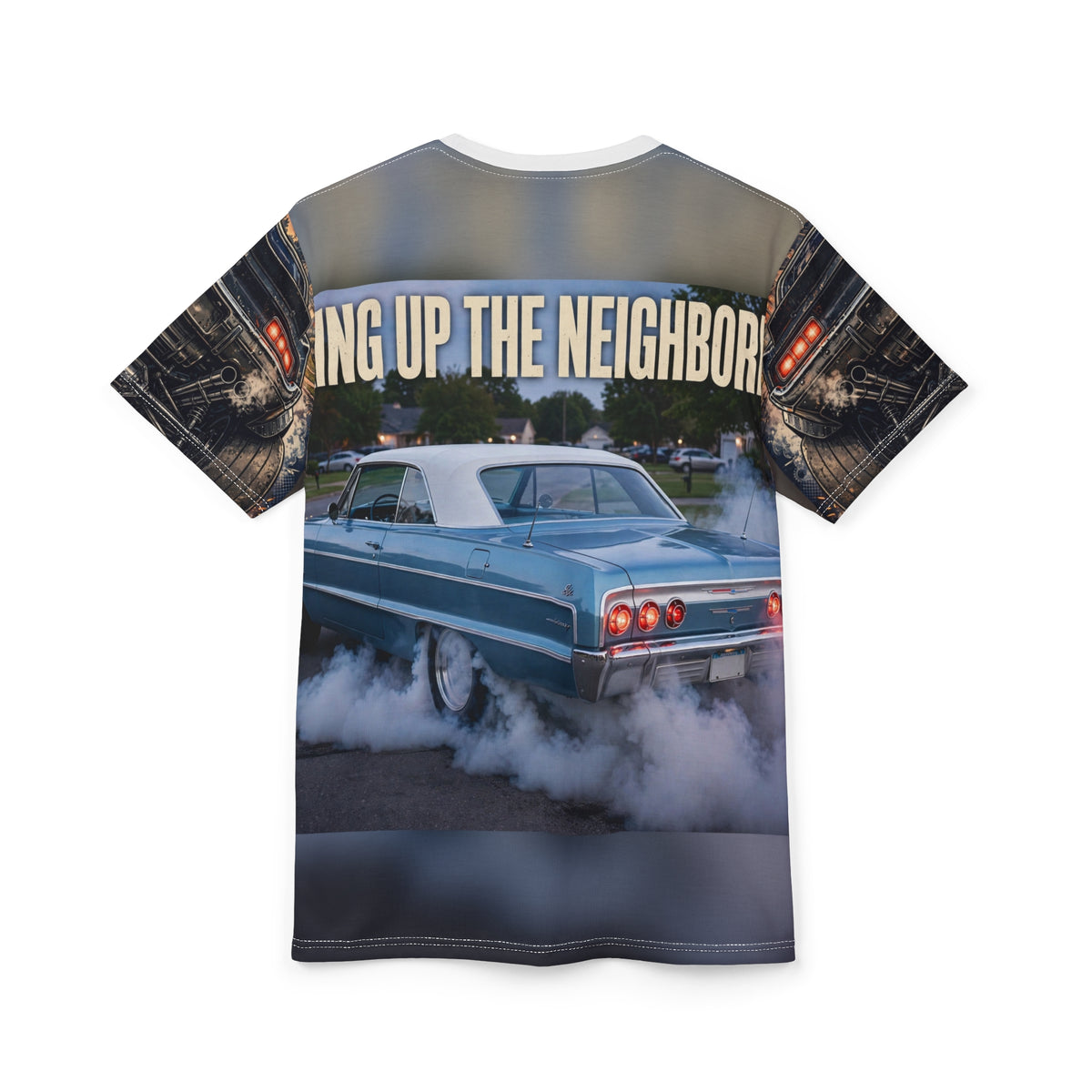 Exhaust Neighborhood All-Over Tee