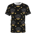 Black Lab Pattern All-Over Tee