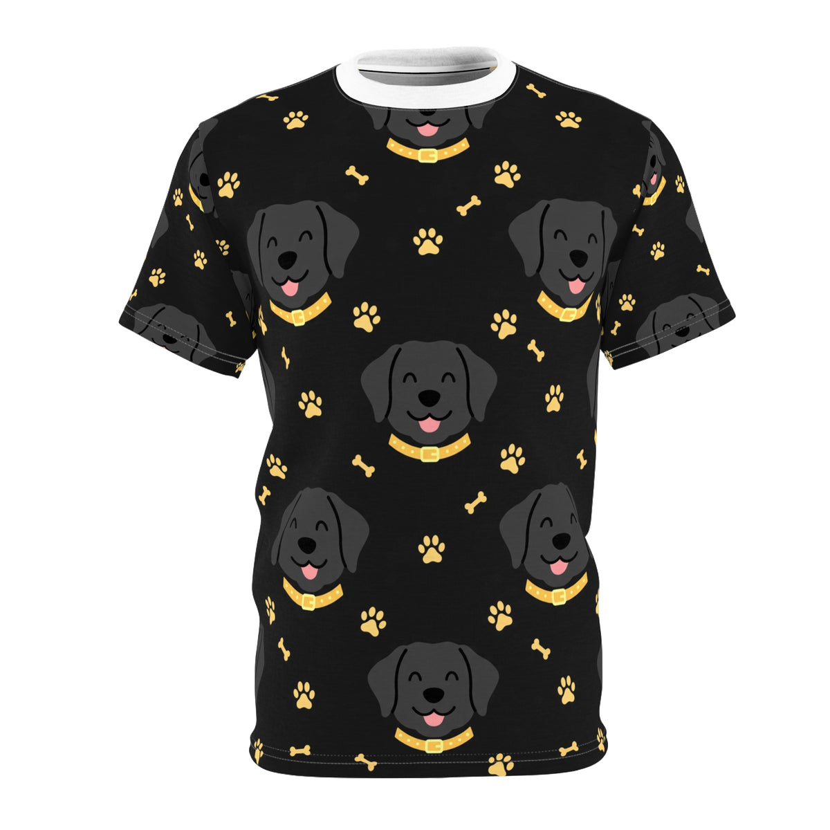 Black Lab Pattern All-Over Tee