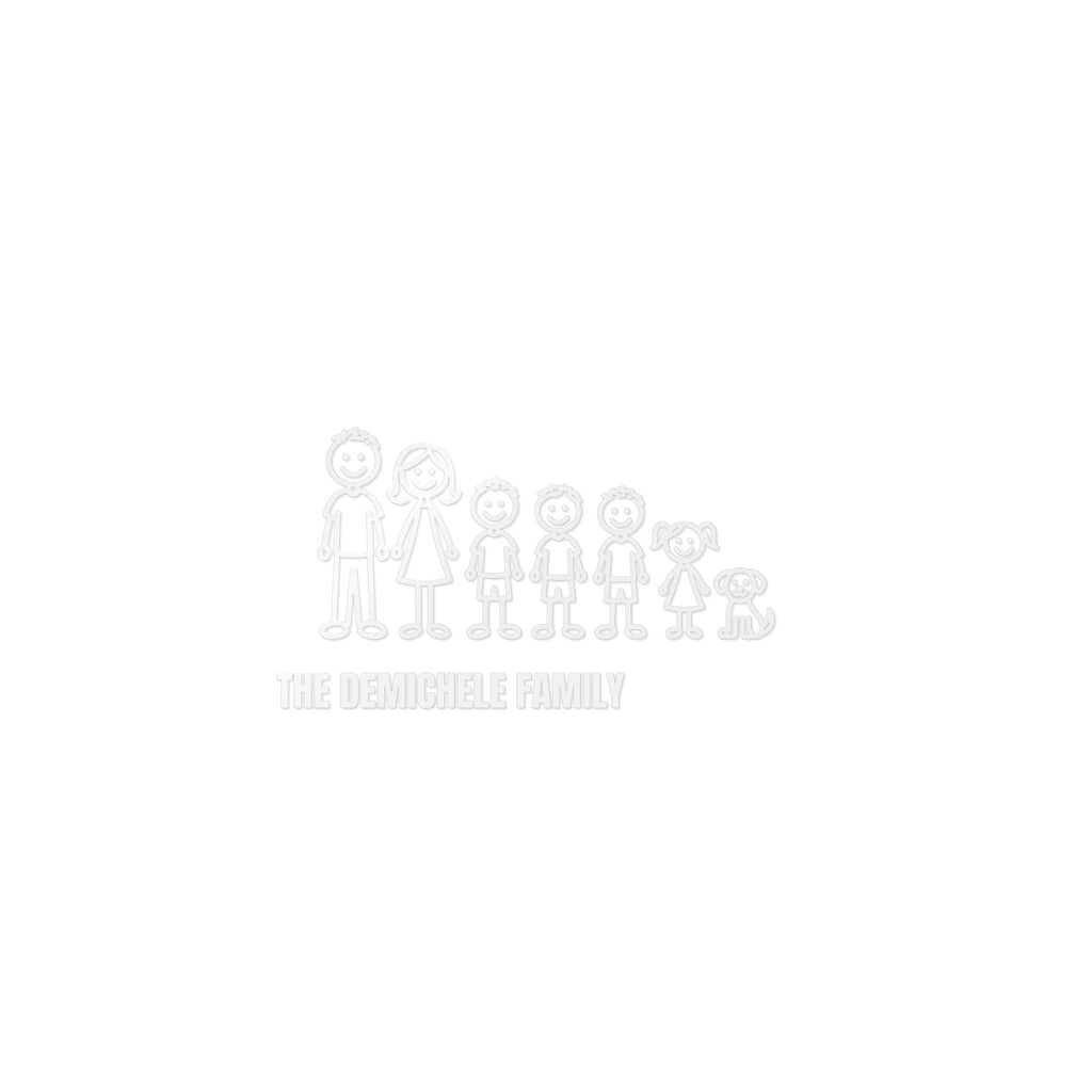 Your Family Stick Figure Decal — Personalized