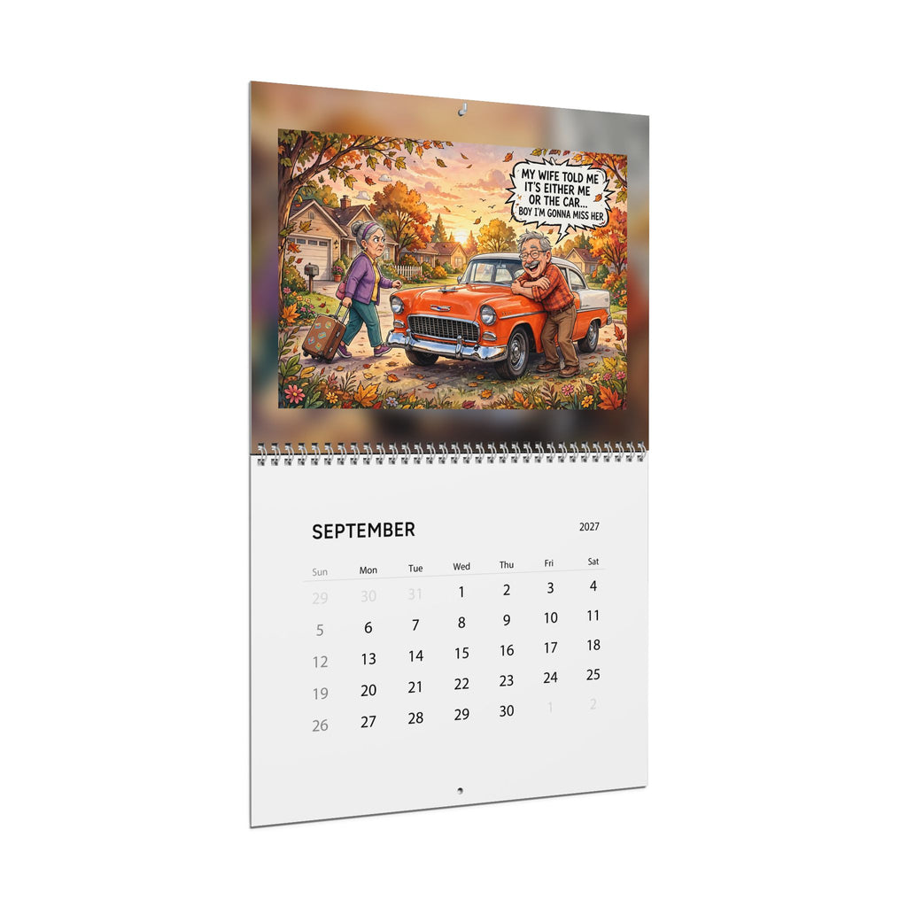 Muscle Cars 2027 Wall Calendar
