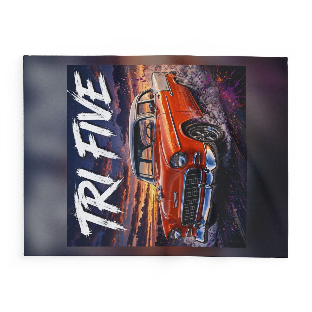 Muscle Car Fleece Blanket