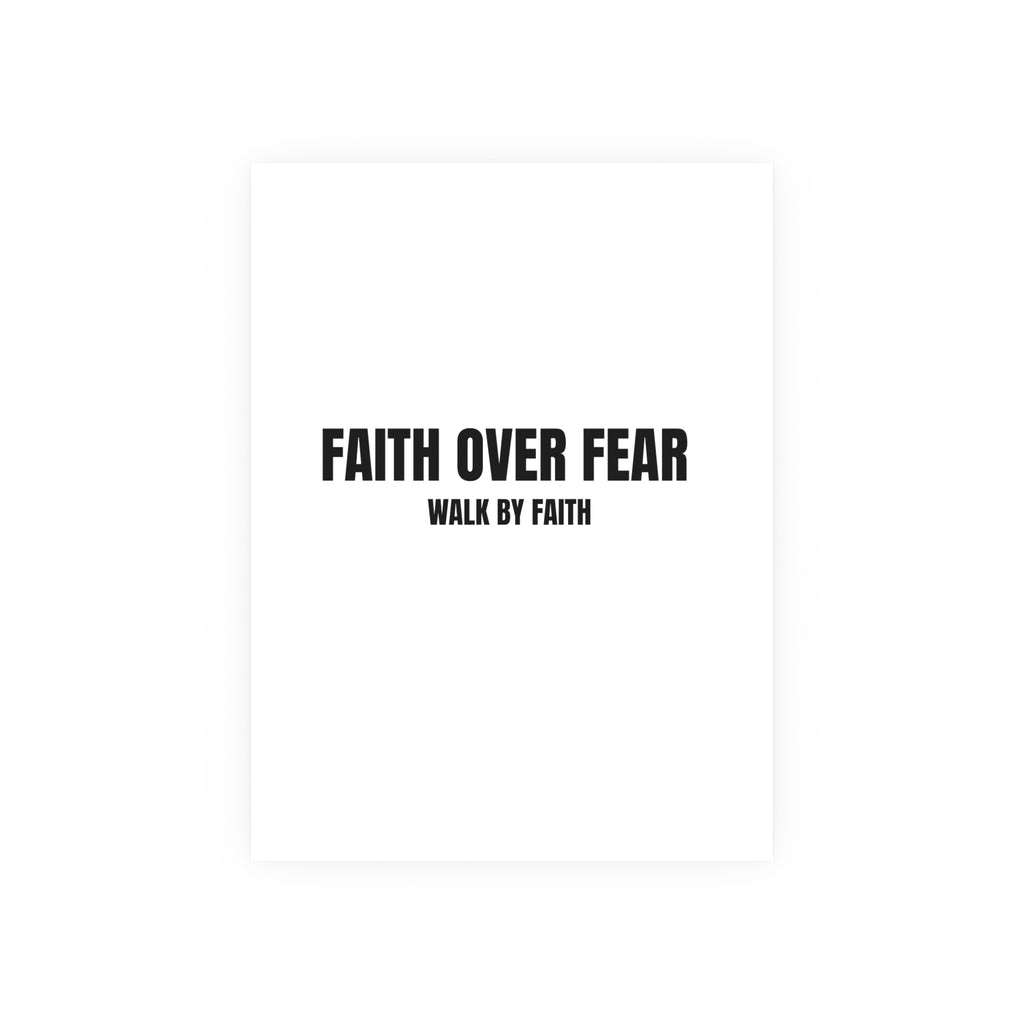 Faith Over Fear Poster