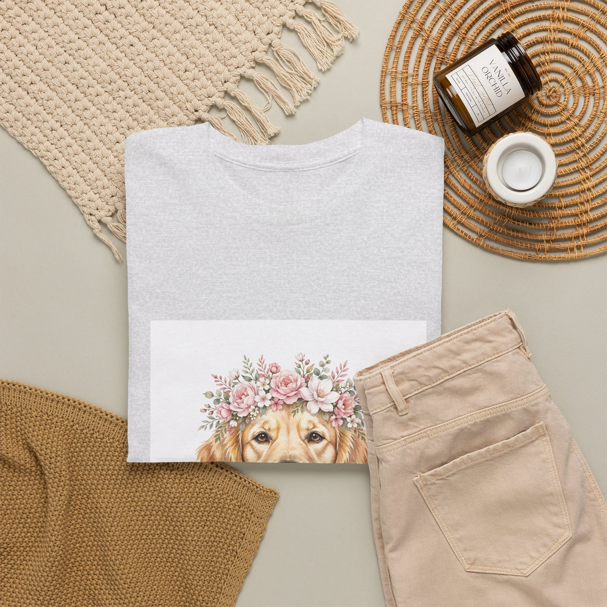 Golden Floral Tee