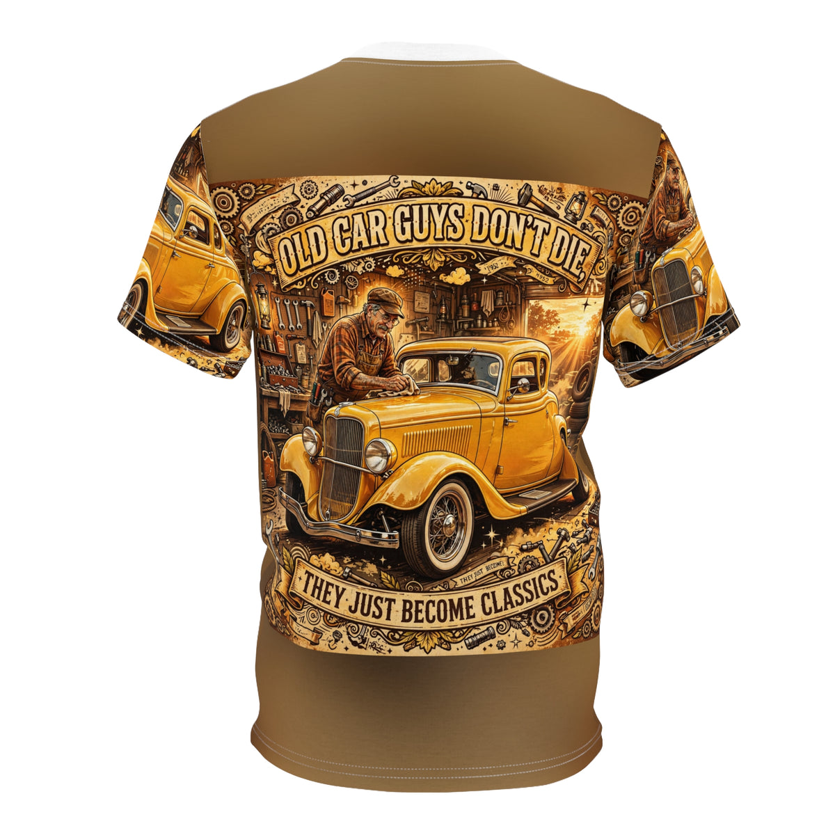 Old Car Guys All-Over Tee