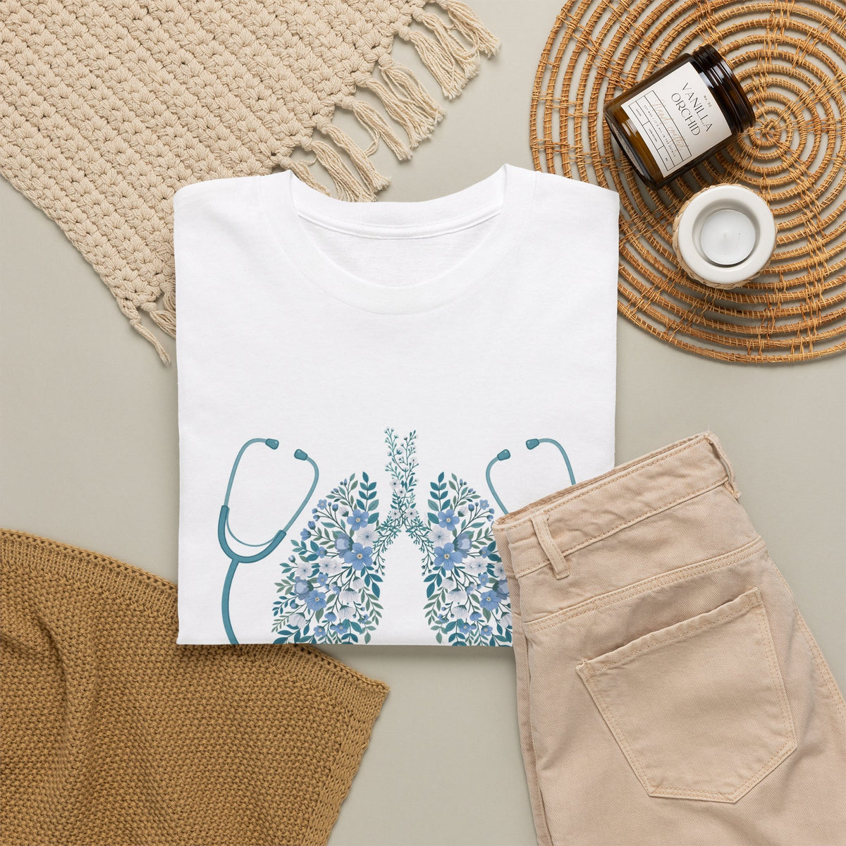Floral Lungs Tee