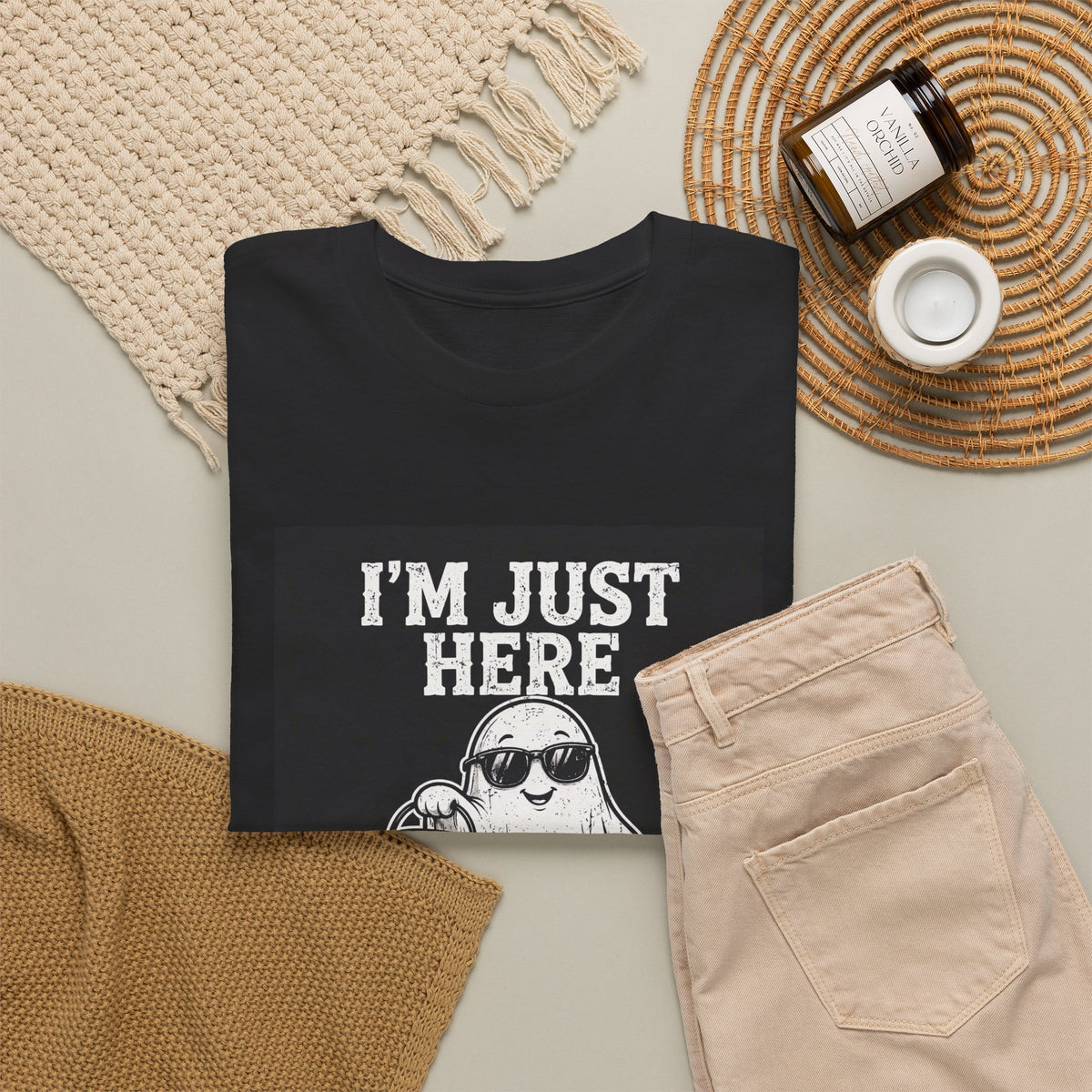 I'm Just Here For The Boos — Funny Halloween Tee