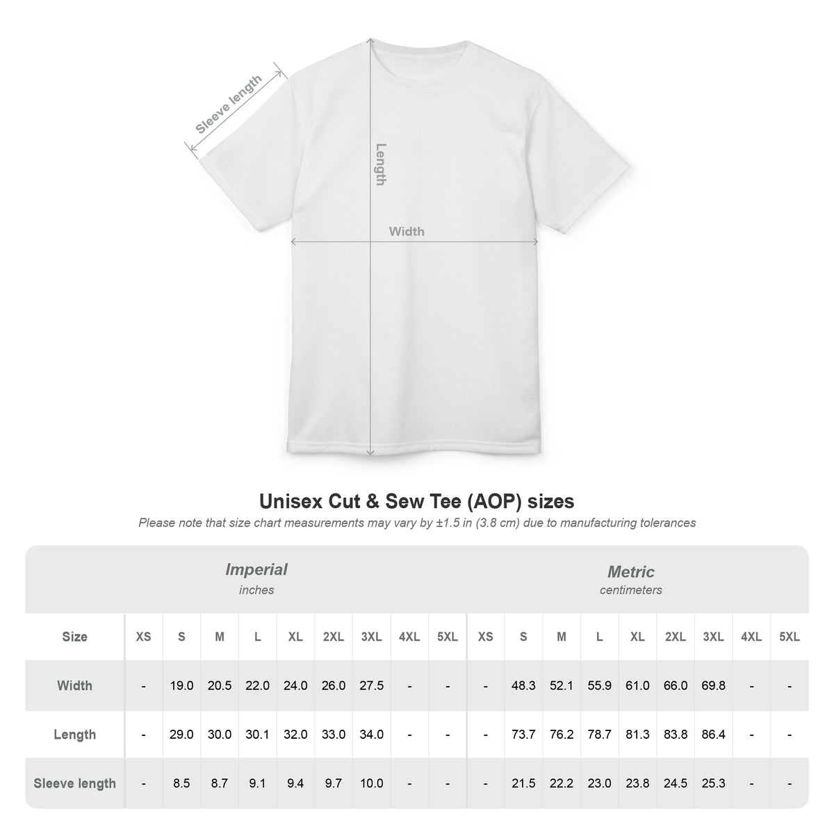 His Was a Crown of Thorns — All-Over Print Tee