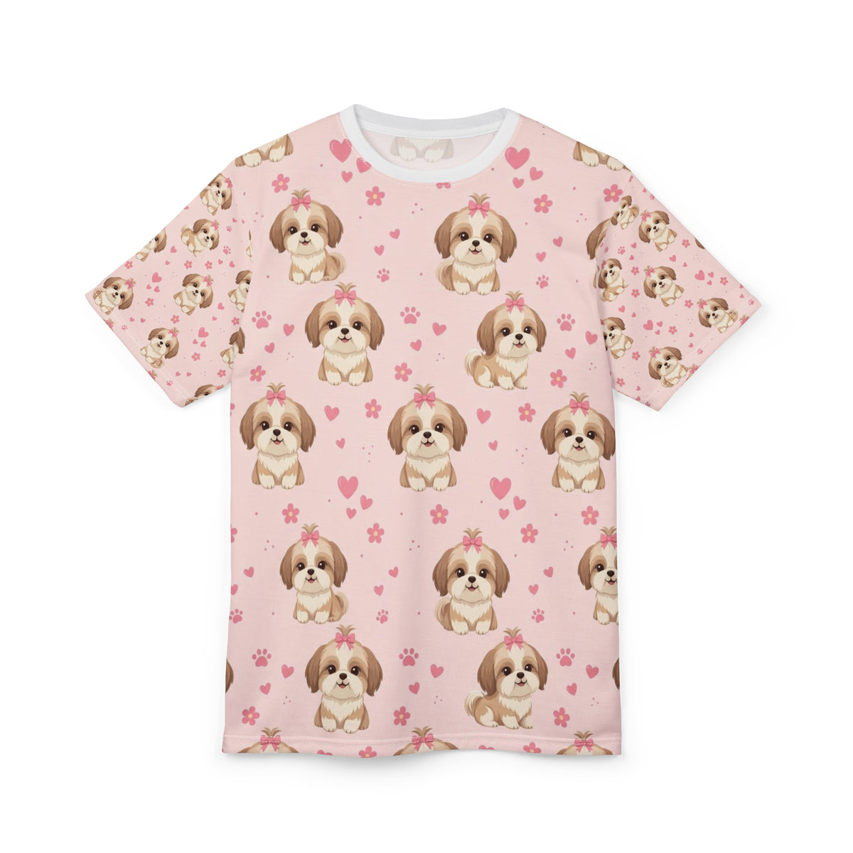Shih Tzu Pattern All-Over Tee