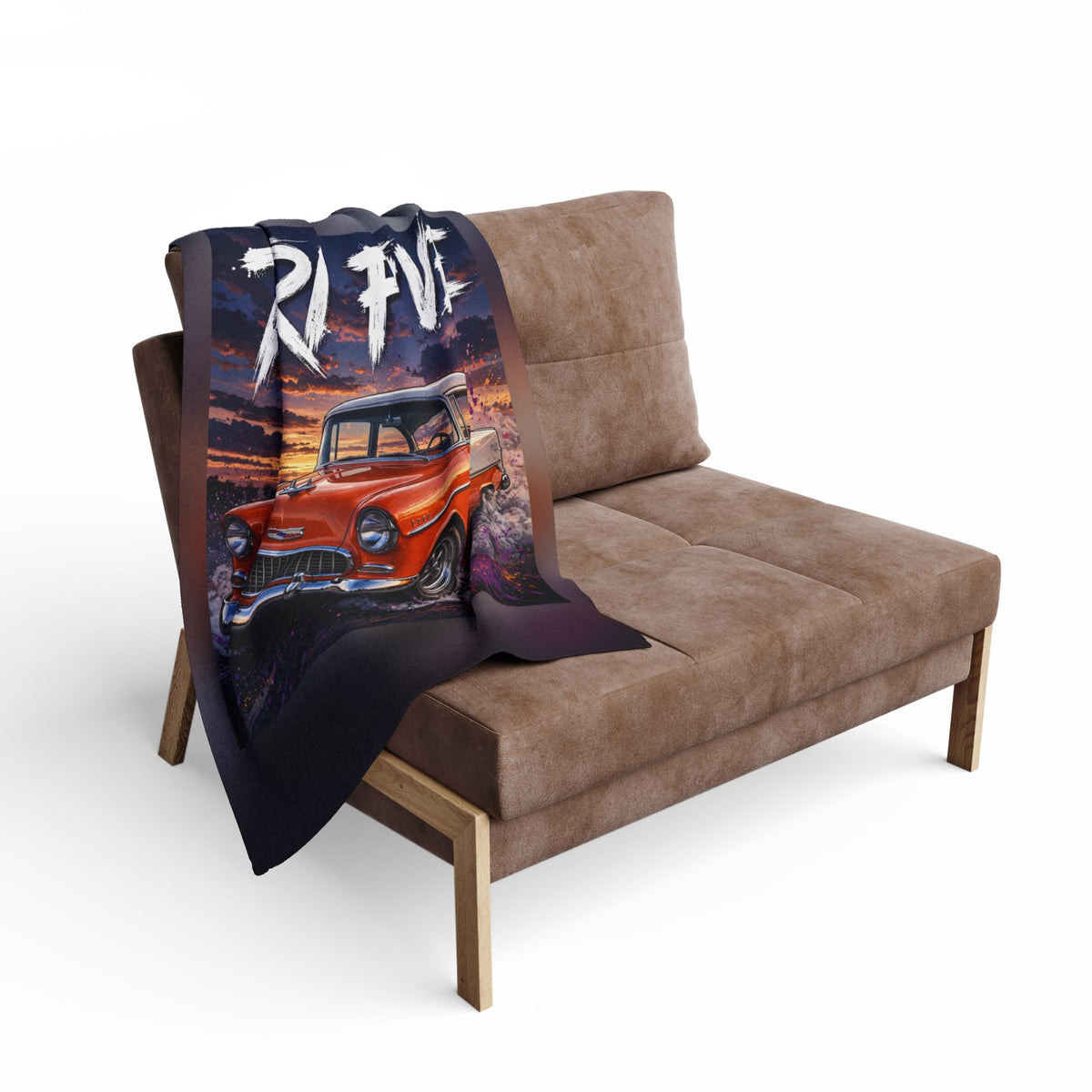 Muscle Car Fleece Blanket