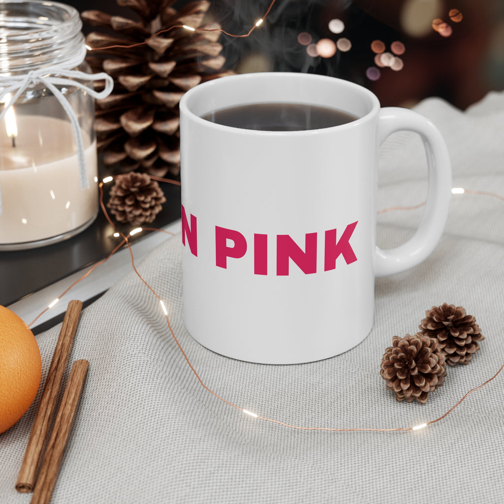 Hope in Pink Breast Cancer Awareness Mug