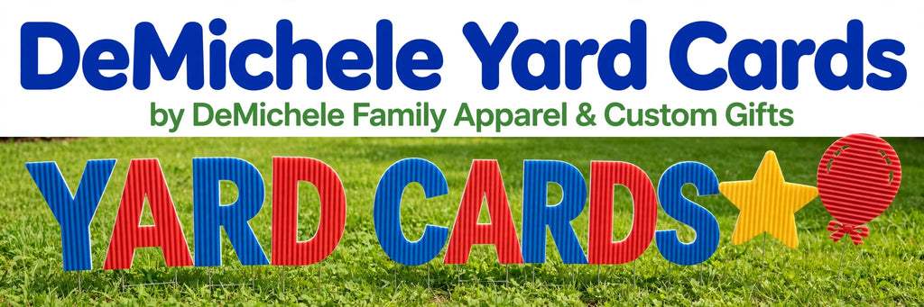 Happy Birthday Yard Letter Set | DeMichele Yard Cards